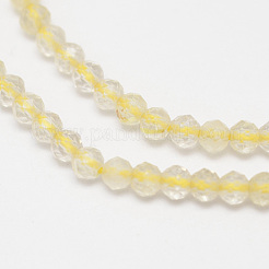 Natural Gold Rutilated Quartz Bead Strands&nbsp;G-G936-2mm-03
