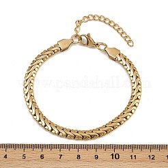304 Stainless Steel Link Chain Bracelets for Women&nbsp;BJEW-Z143-18G