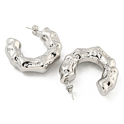 Rack Plating Brass Stud Earrings&nbsp;EJEW-M247-17P