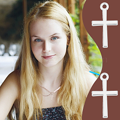 100PCS Cross Tibetan Style Alloy Pendants&nbsp;TIBEP-UN0001-10