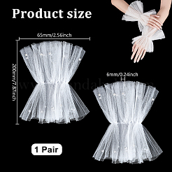 Gauze Lady Tulle Lace Oversleeve&nbsp;AJEW-WH0596-070A