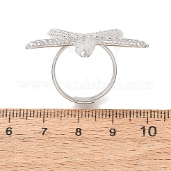304ステンレススチールカフオープンリング  ヒトデ  ステンレス鋼色  usサイズ6 3/4(17.1mm)&nbsp;SA-CBA725A-10P