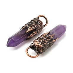 Natural Amethyst Big Pendants&nbsp;G-D102-05R-02