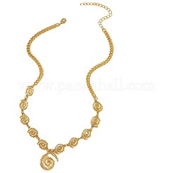 Vortex Alloy Pendant Necklace & Dangle Earrings Sets&nbsp;FS-WGE9BDE-01