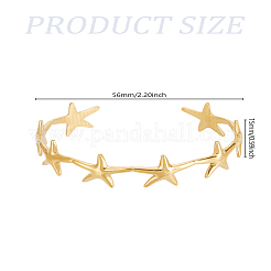 304 Stainless Steel Cuff Bangles for Women&nbsp;BJEW-LP0009-08