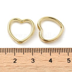 CCBプラスチックビーズフレーム  ゴールドカラー  15x15.5x3mm  穴：1.8mm&nbsp;CCB-H001-01G-G