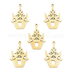 Ion Plating(IP) 201 Stainless Steel Pendants&nbsp;LS-STAS-N098-089LG