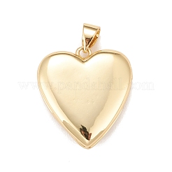Brass Micro Pave Cubic Zirconia Locket Pendants&nbsp;KK-A161-54G