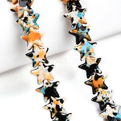 Spray Painted Synthetic Turquoise Beads Strands&nbsp;UNKW-T001-11K-05