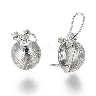 Alloy Stud Earring Findings&nbsp;PALLOY-A061-04P-1