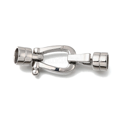 変色しにくい304ステンレススチール留め具  ステンレス鋼色  39x13x8mm  穴：6mm&nbsp;STAS-E440-84P-1