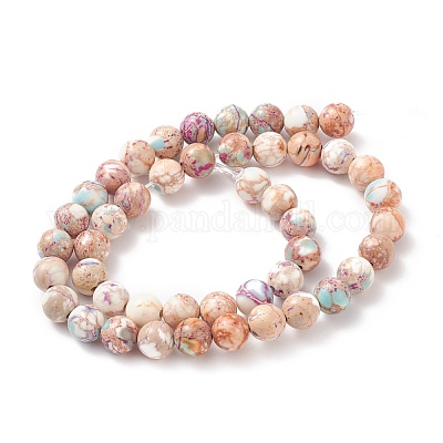 Natural Imperial Jasper Beads Strands&nbsp;G-E358-8m-01-1