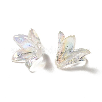 Transparent Acrylic Bead Caps&nbsp;OACR-H016-05-1