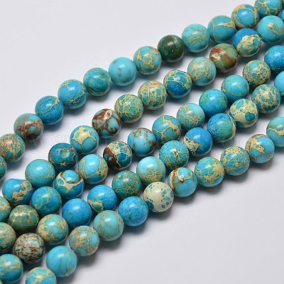 Imperial Jasper Gemstone Beads sale 15 strand