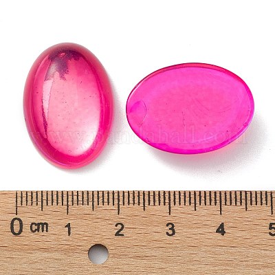 ガラスカボション  オーバル  ミックスカラー  25x18x8mm&nbsp;GGLA-K004-18x25mm-1