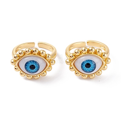 Brass Cuff Rings&nbsp;RJEW-M138-24G-B-1