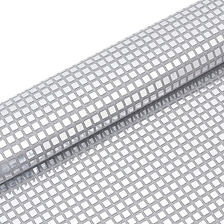 ポリエステル生地  クラフト用品  銀  1000x1400x0.5mm&nbsp;DIY-WH0816-153C-1