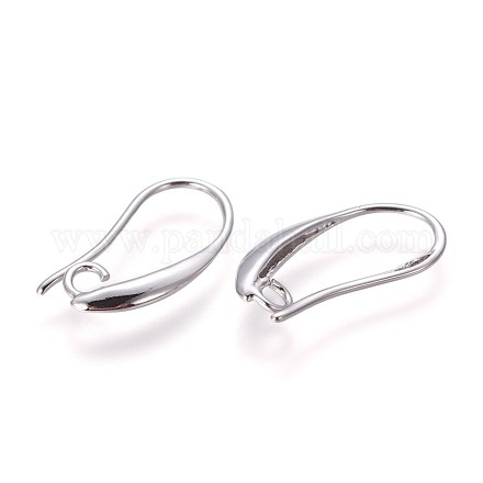 Brass Earring Hooks&nbsp;KK-L177-33P-1