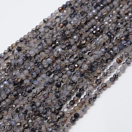 Natural Agate Round Beads Strand&nbsp;G-L084-4mm-01-1