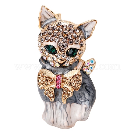 Triangular Cat Pin Wholesale Cat Shape Enamel Pins - Pandahall.com