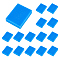 20Pcs Filter Replacement Sponge, Rectangle, Dodger Blue, 71x53.5x16.5mm