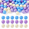 Opaque Acrylic Beads, Round, Blue Violet, 11.5~12mm, Hole: 1.8mm