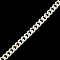 Unwelded Iron Curb Chains, with Spool, Silver Color Plated, 2.7x2x0.6mm, about 328.08 Feet(100m)/roll
