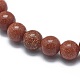 Synthetic Goldstone Bead Stretch Bracelets&nbsp;BJEW-K212-C-002-2
