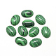 Synthetic Malachite Cabochons&nbsp;G-R415-14x10-38-1