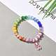 Bear Resin Stretch Charm Bracelets&nbsp;BJEW-JB06271-04-6