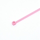 プラスチックケーブルタイ  タイラップ  ジップタイ  桃パフ  100x4.5x3.5mm  100個/袋&nbsp;KY-CJC0004-01J-2
