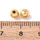 真鍮ビーズ  ラウンド  ラックめっき  長持ちメッキ  カドミウムフリー＆鉛フリー  24KGP本金メッキ  5mm  穴：1.5mm&nbsp;KK-C157-01C-G-3