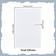 長方形のEVAフォームボード  クラフトフォーム  ホワイト  230x150x1.5mm&nbsp;DIY-WH0308-737B-2