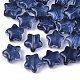 Transparent Spray Painted Glass Beads&nbsp;X-GLAA-N035-01-E02-1