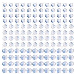 Frosted Transparent Glass Bead Strands&nbsp;GLAA-TA0002-77B