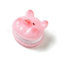 Cute Pig Theme Resin Imitation Food Decoden Cabochons&nbsp;RESI-U0003-02E