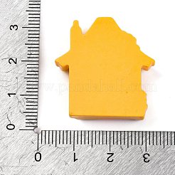 ライブラリ 不透明樹脂ストア デコデン カボション  オレンジ  29x28x6mm&nbsp;CRES-Z008-02C