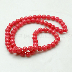 Natural Mashan Jade Round Beads Strands&nbsp;G-D263-8mm-XS16