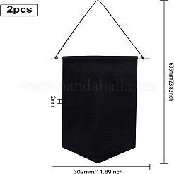 Polyester Pennant Buttons Storage Blank Badge Display&nbsp;AJEW-WH0252-41