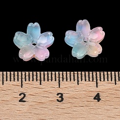 Dyed & Heated Glass Bead Caps&nbsp;GLAA-Z019-03J