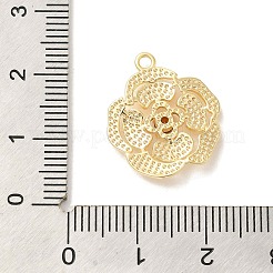 Brass Glass Pendants&nbsp;KK-Z073-15G-03