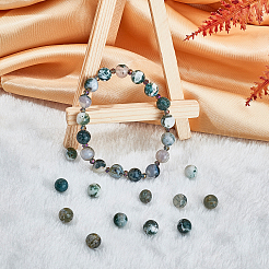 Natural Tree Agate Beads Strands&nbsp;G-OC0001-55