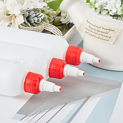 プラスチックスクイズボトル  liqiudボトル  プラスチック漏斗ホッパー付き  プラスチックドロッパー  ホワイト  39.5x151mm  容量：120ml（4.06液量オンス）  12pc&nbsp;KY-BC0001-09