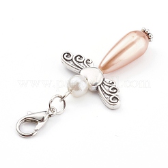 Imitation Pearl Acrylic Pendants&nbsp;HJEW-JM00423