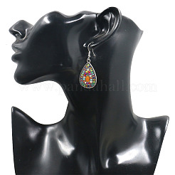 Bohemia Style Alloy Dangle Earrings&nbsp;EJEW-F238-02