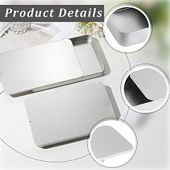 2Pcs Slide Top Tinplate Trinket Storage Boxes&nbsp;CON-SP0001-22B-02
