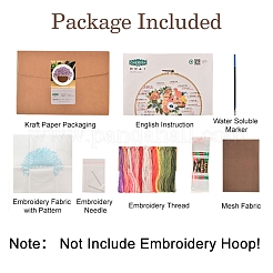 Gypsophila Pattern DIY Embroidery Kit&nbsp;DIY-P077-050