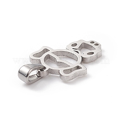 Non-Tarnish 304 Stainless Steel Pendants&nbsp;STAS-G284-21P