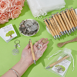 50Pcs 201 Stainless Steel Keychains&nbsp;KEYC-OC00012