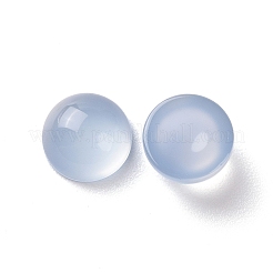 ハーフラウンド/ドームは、天然瑪瑙のカボションを染め  モーブ  8x3~4.5mm&nbsp;G-J300-30-8mm